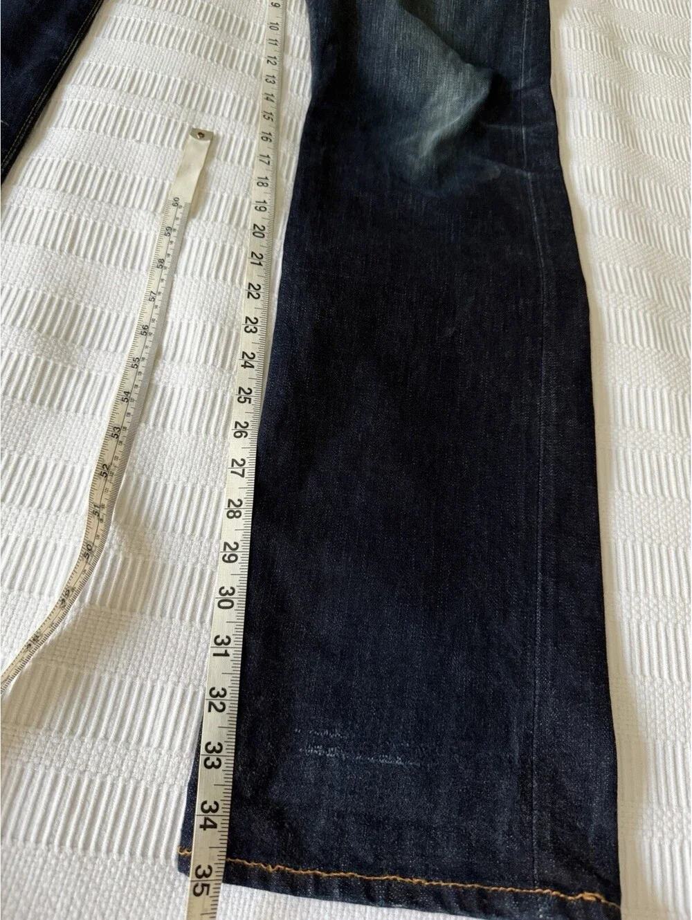 RRL Selvedge Denim Jeans 32x34 Straight Leg Men's Japan Selvedge Made in USA